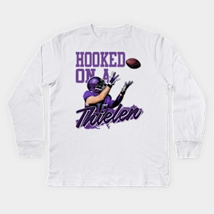 Adam Thielen Minnesota Hooked Kids Long Sleeve T-Shirt